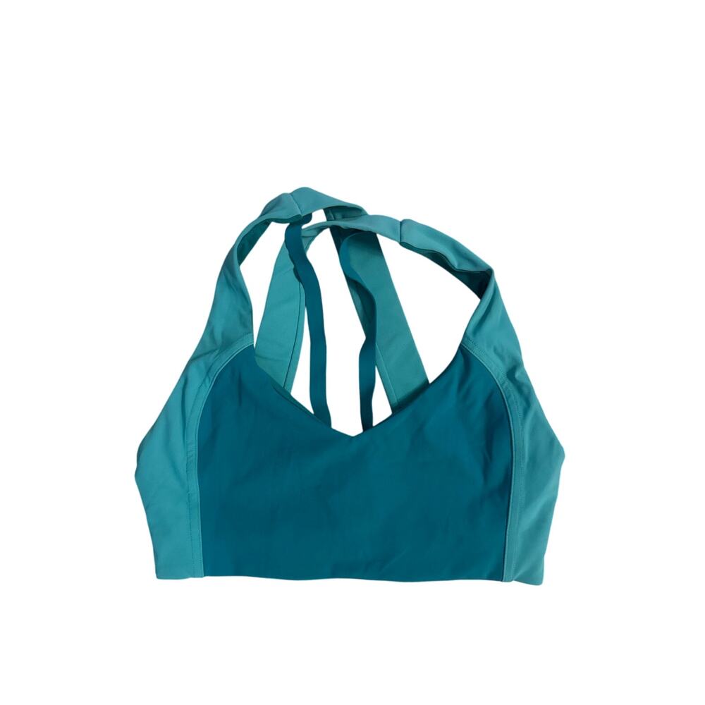 Women 4 Lululemon Sweat Times Bra Spirit Green Eucalyptus Luxtreme Sports Gym